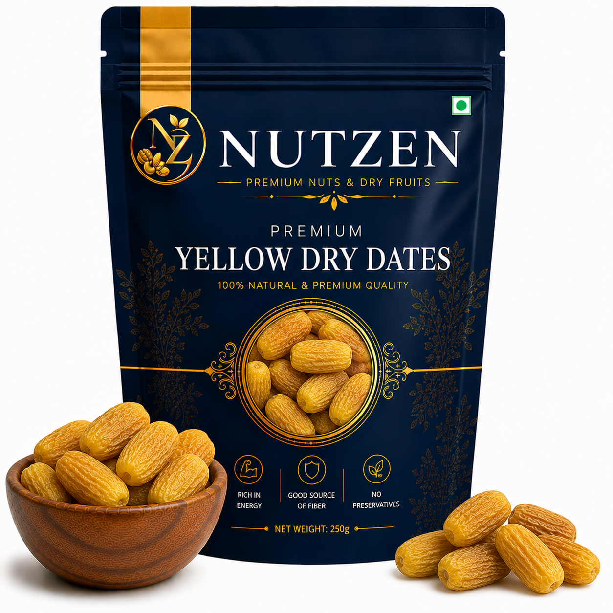 Yellow Dry Dates